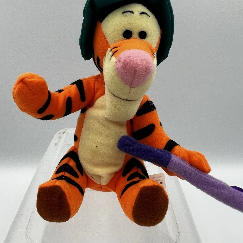 Vintage 1998 Mattel Disney Winnie the Pooh Tigger‎ Plush Fishing Stuffed Animal